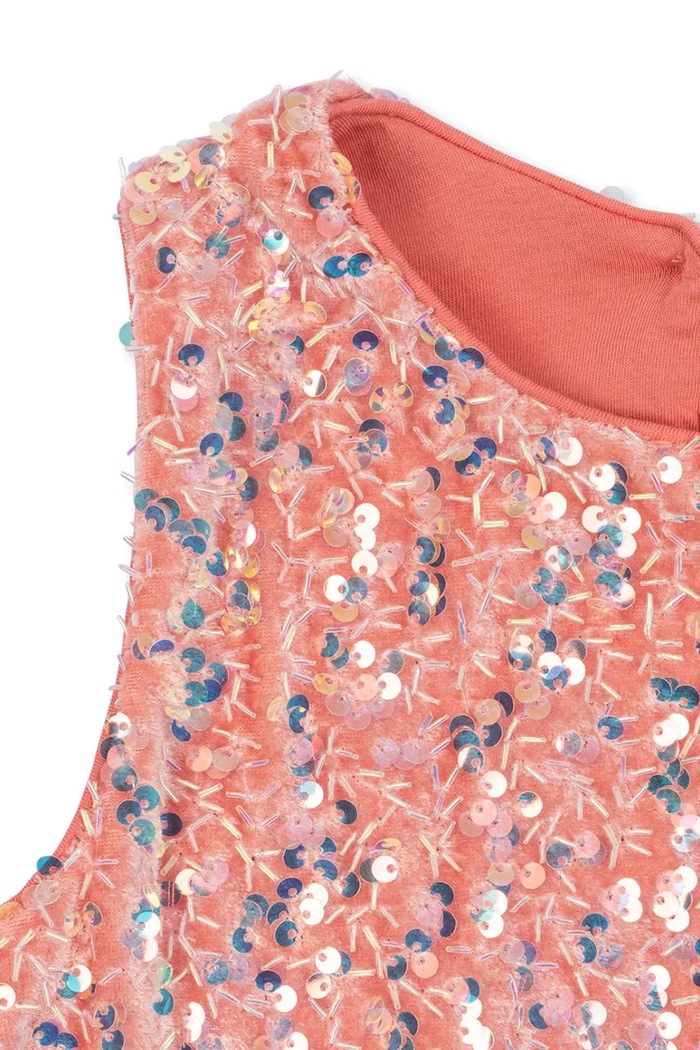 Haljina STARLIGHT DRESS Konges Sløjd roza KS106286.9BY2