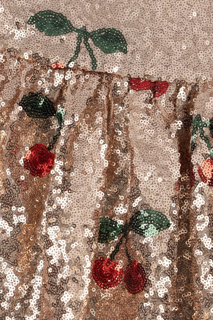 Šaty STARLA SEQUIN DRESS Konges Sløjd zlatá KS106256.9BY2