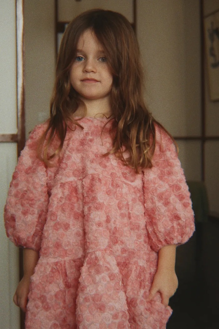 Konges Sløjd Φόρεμα flared ALLY LS FLOWER DRESS KS106196.9BY2