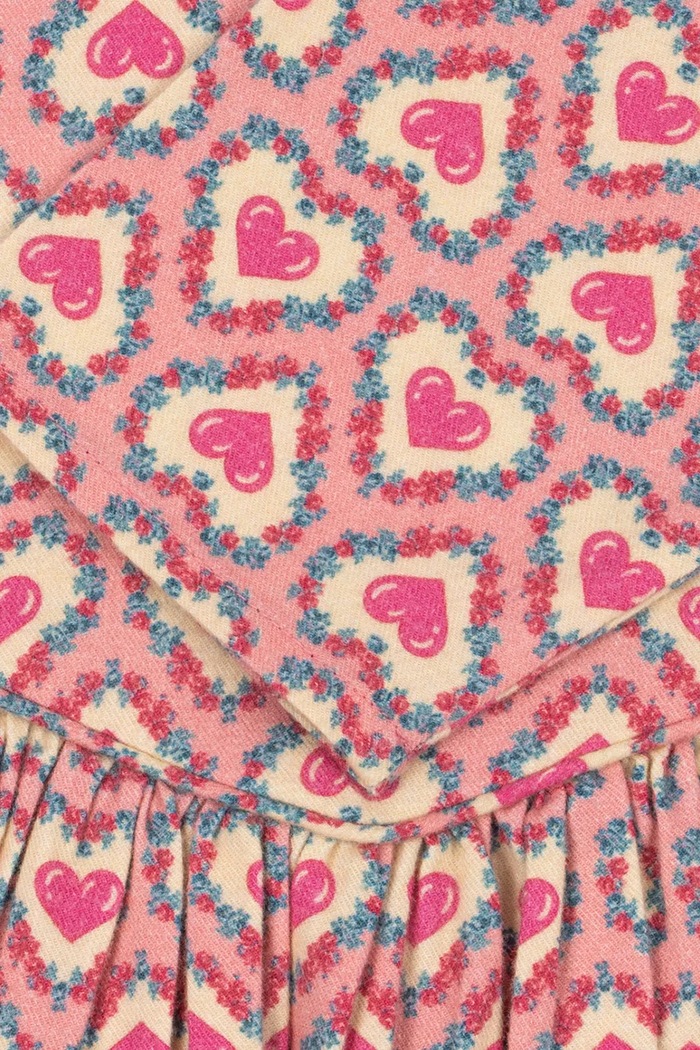 Haljina od pamuka MAITE DRESS GOTS Konges Sløjd KS106141.9BY2 roza