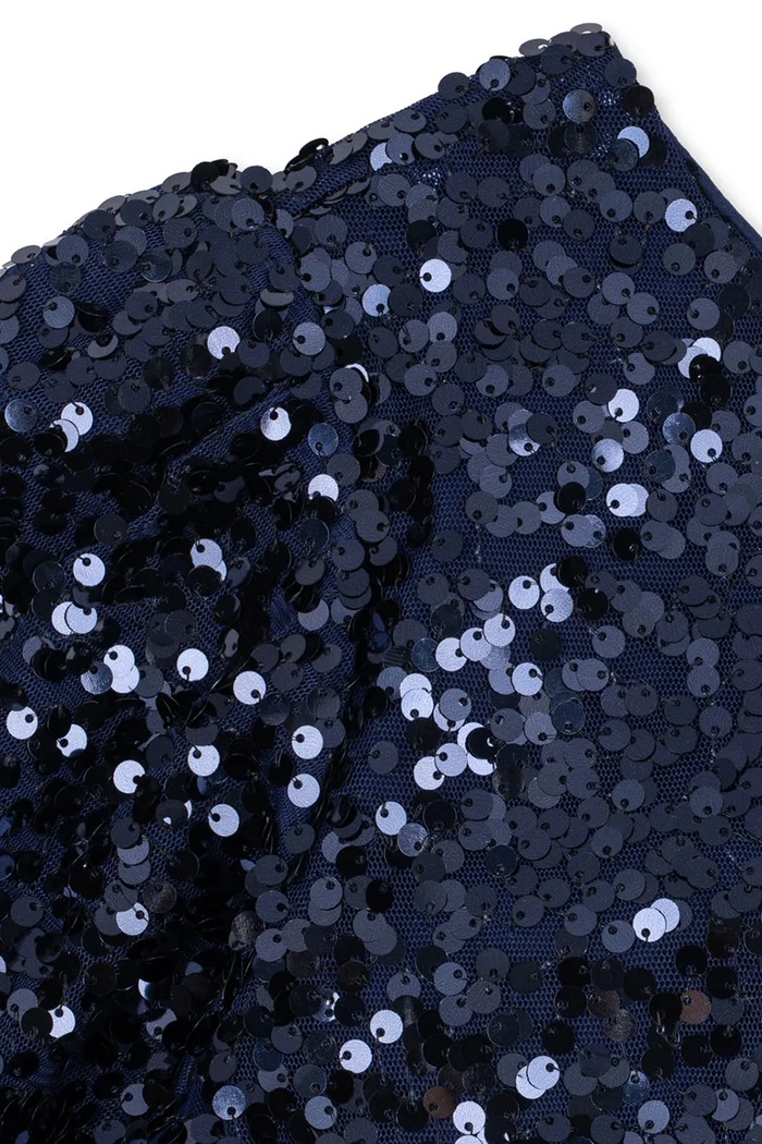 Сукня LILA SEQUINS BOW DRESS Konges Sløjd темно-синій KS106100.9BY2