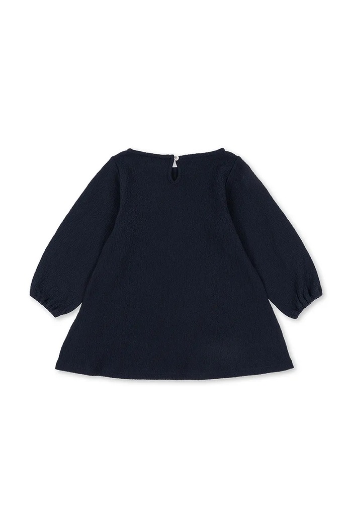 Konges Sløjd Sukienka z bawełną ROMY DRESS KS104418.9BY2 granatowy AW26