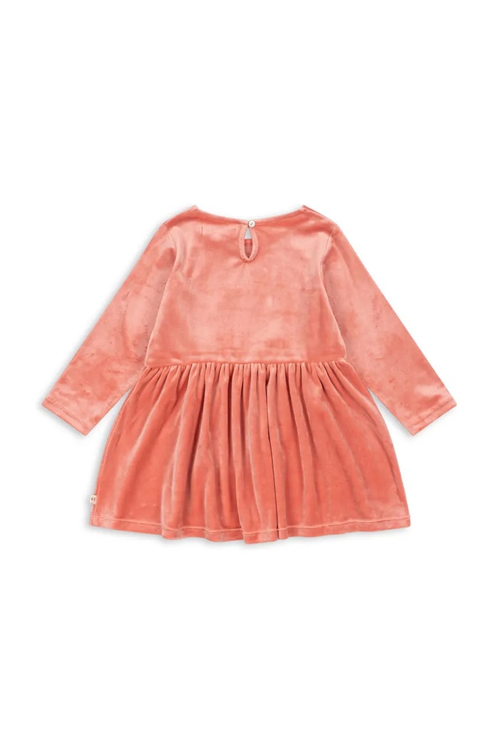 Konges Sløjd Sukienka rozkloszowana VENOLA DRESS GRS KS106312.9BY2 różowy AW26