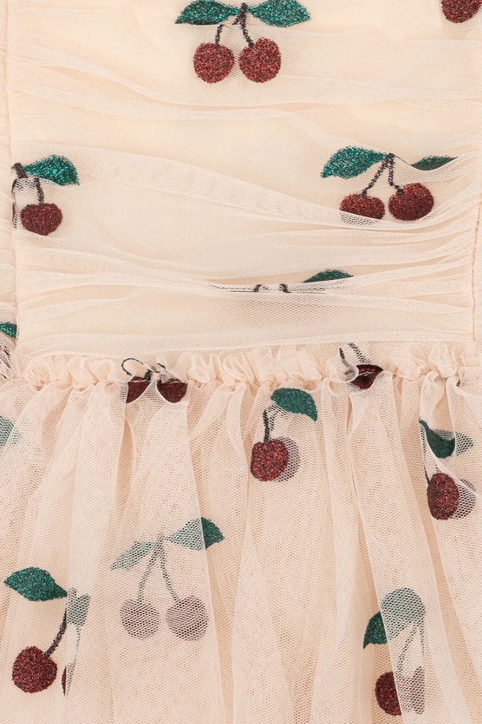 Šaty TULLIE DRESS GRS Konges Sløjd béžová KS106301.9BY2