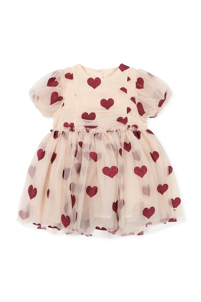 Konges Sløjd Sukienka TULLIE DRESS GRS beżowy KS106301.9BY2
