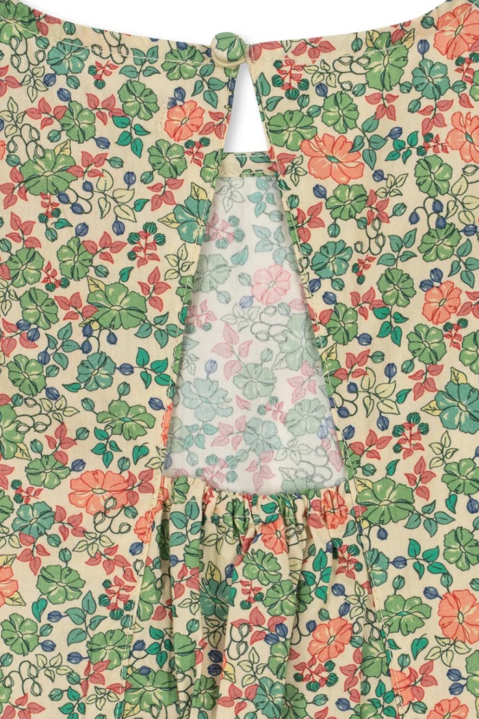 Šaty bavlnené PONZA DRESS GOTS Konges Sløjd KS106201.9BY2 zelená