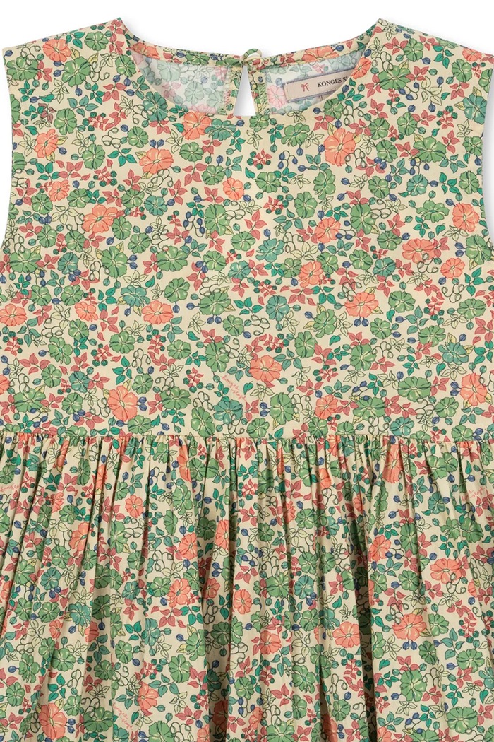 Šaty bavlnené PONZA DRESS GOTS Konges Sløjd zelená KS106201.9BY2