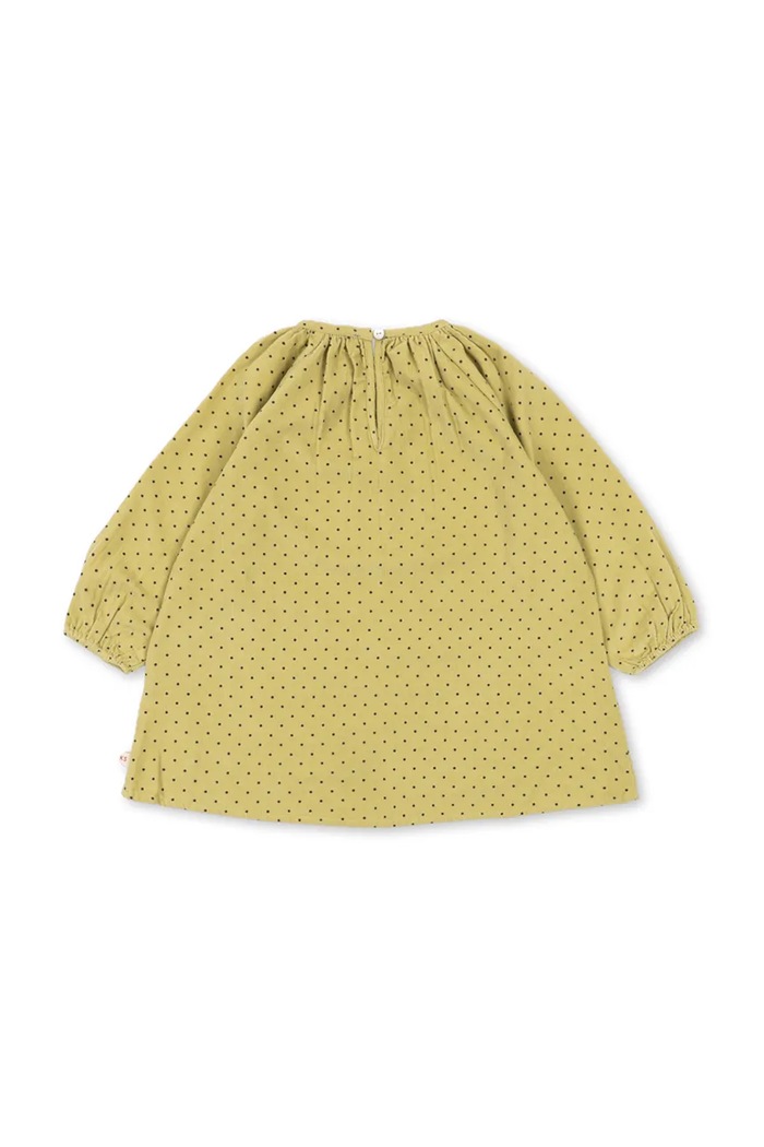 Dziewczynka Konges Sløjd Sukienka bawełniana MARLO DRESS GOTS KS106146.9BY2 żółty