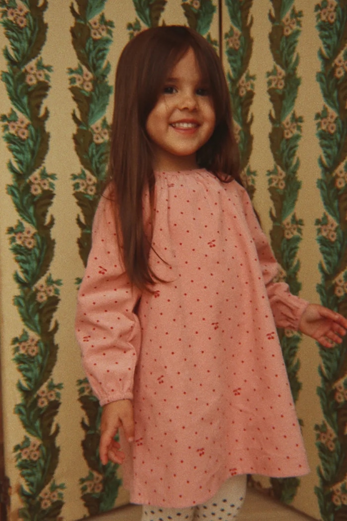 Konges Sløjd Šaty bavlnené MARLO DRESS GOTS ružová KS106146.9BY2