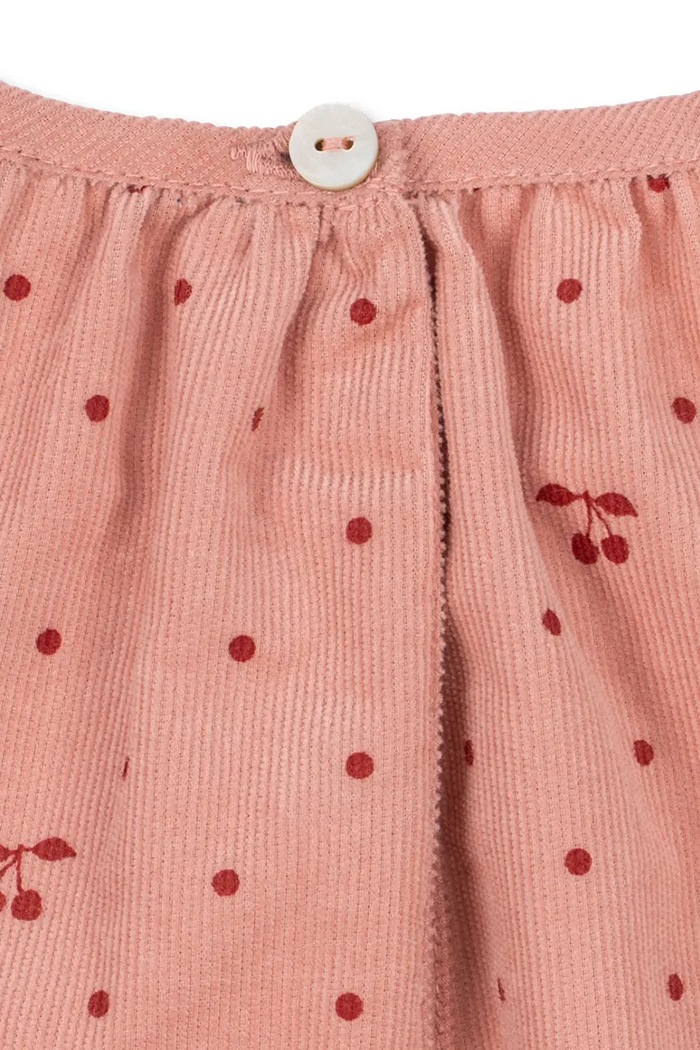 Sukienka bawełniana MARLO DRESS GOTS Konges Sløjd KS106146.9BY2 różowy