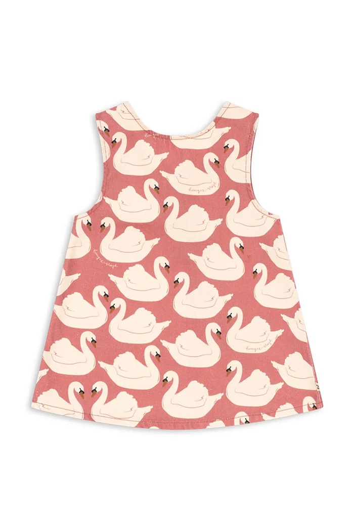Konges Sløjd Ljetna haljina od pamuka MAGOT BOW DRESS GOTS KS106125.9BY2 roza AW26