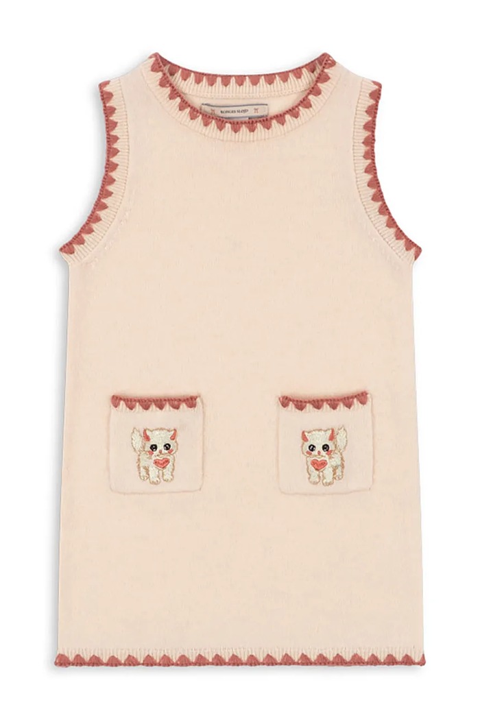 Konges Sløjd Τουνίκ μάλλινο COLLETTE DRESS KS105956.9BY2 ροζ AW26