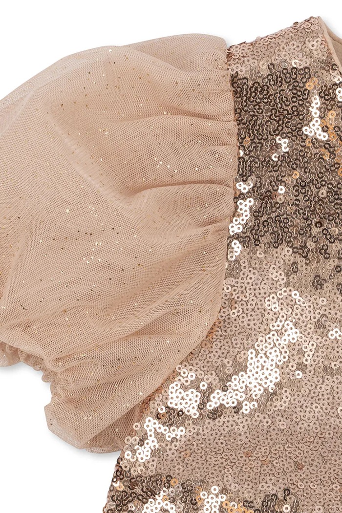 Konges Sløjd πριγκηπικό MEI DRESS μπεζ KS106152.9BY2