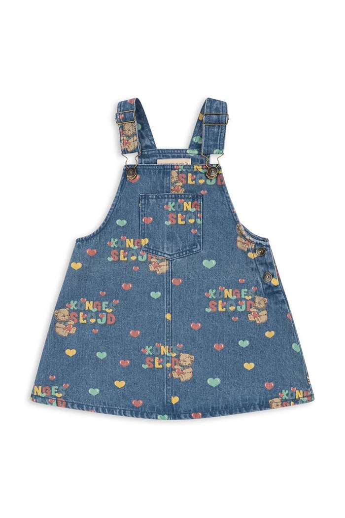 Konges Sløjd φόρεμα ντένιμ MAGOT OVERALL DRESS GOTS KS106130.9BY2 μπλε AW26