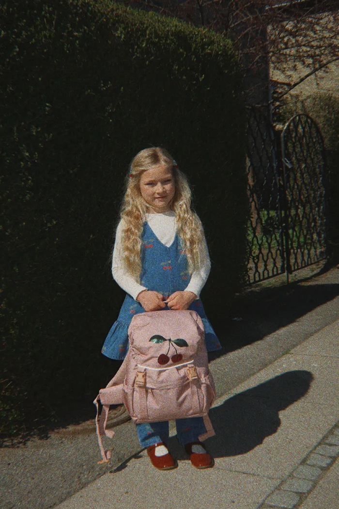 Konges Sløjd sukienka rozkloszowana bawełniana MAGOT DRESS GOTS KS107619.9BY2