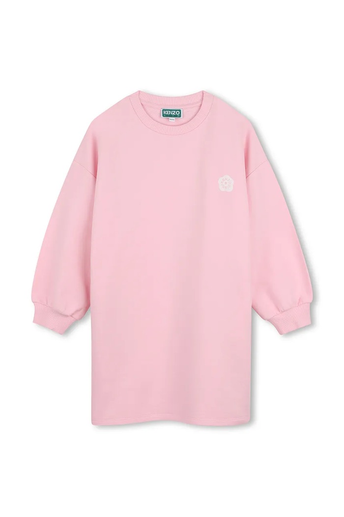 Kenzo Kids Oversize obleka bombažna roza K62172.86.108