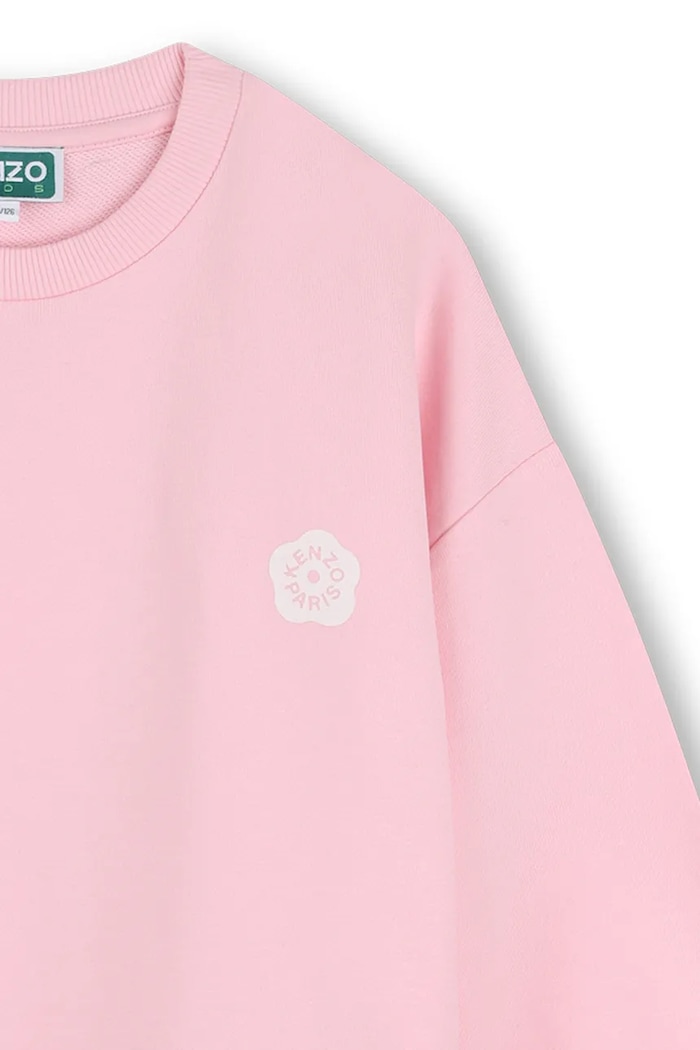 Deklice Kenzo Kids Oversize obleka bombažna K62172.86.108 roza