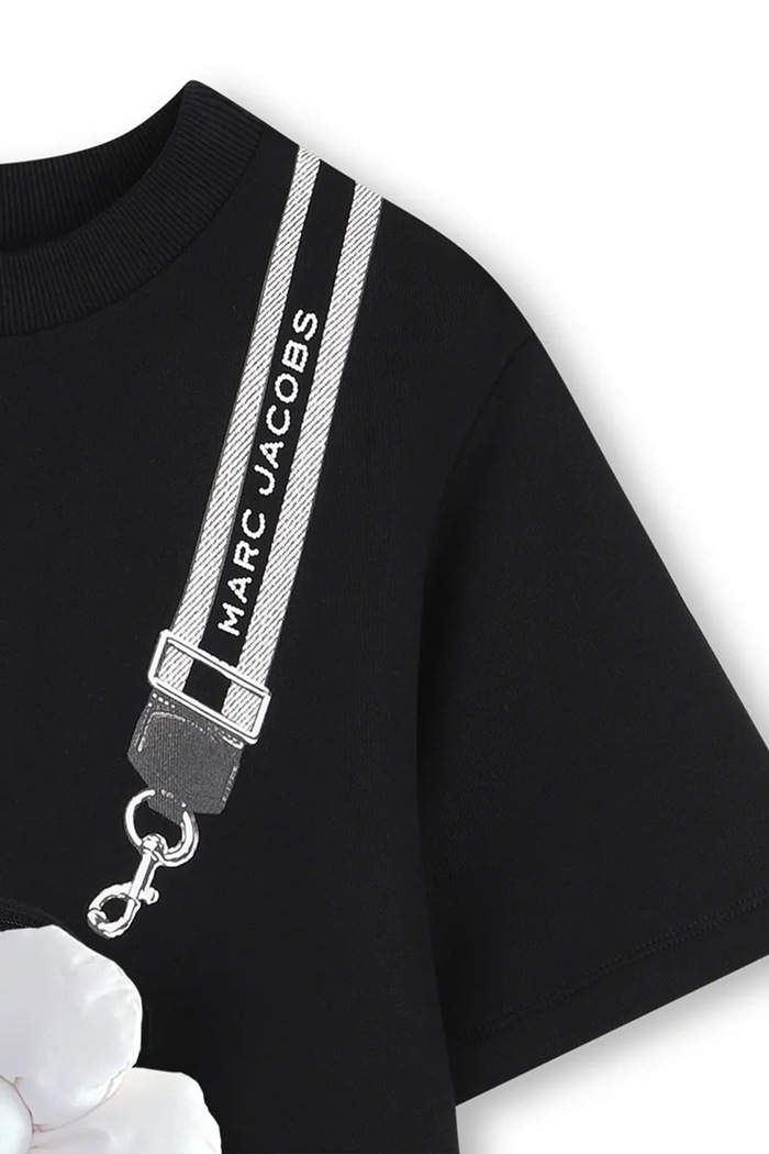 Djevojčice MARC JACOBS Haljina od pamuka W60975.156 mornarsko plava