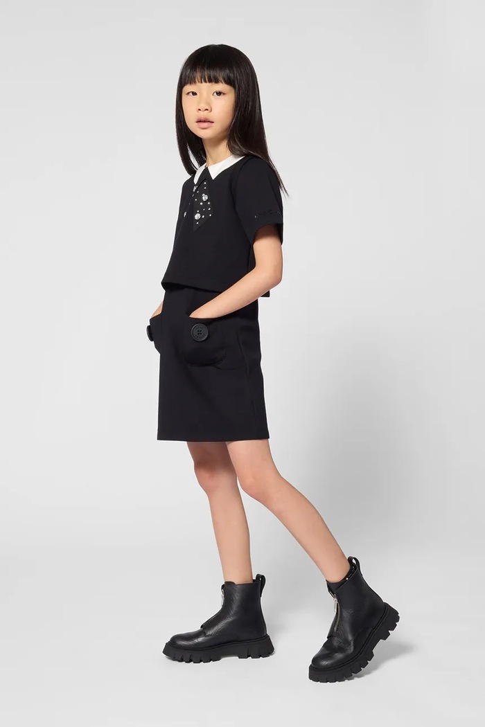 MARC JACOBS Haljina s pamukom crna W60974.114.150