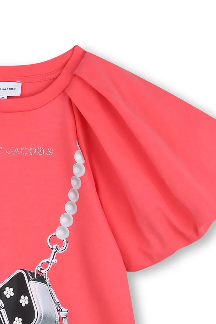 Dziewczynka MARC JACOBS Sukienka bawełniana W60971.114.150 różowy