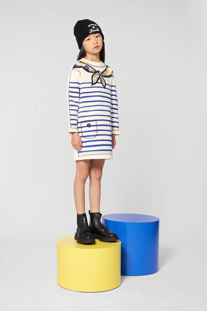 MARC JACOBS Haljina A-kroja s pamukom bež W60972.114.150