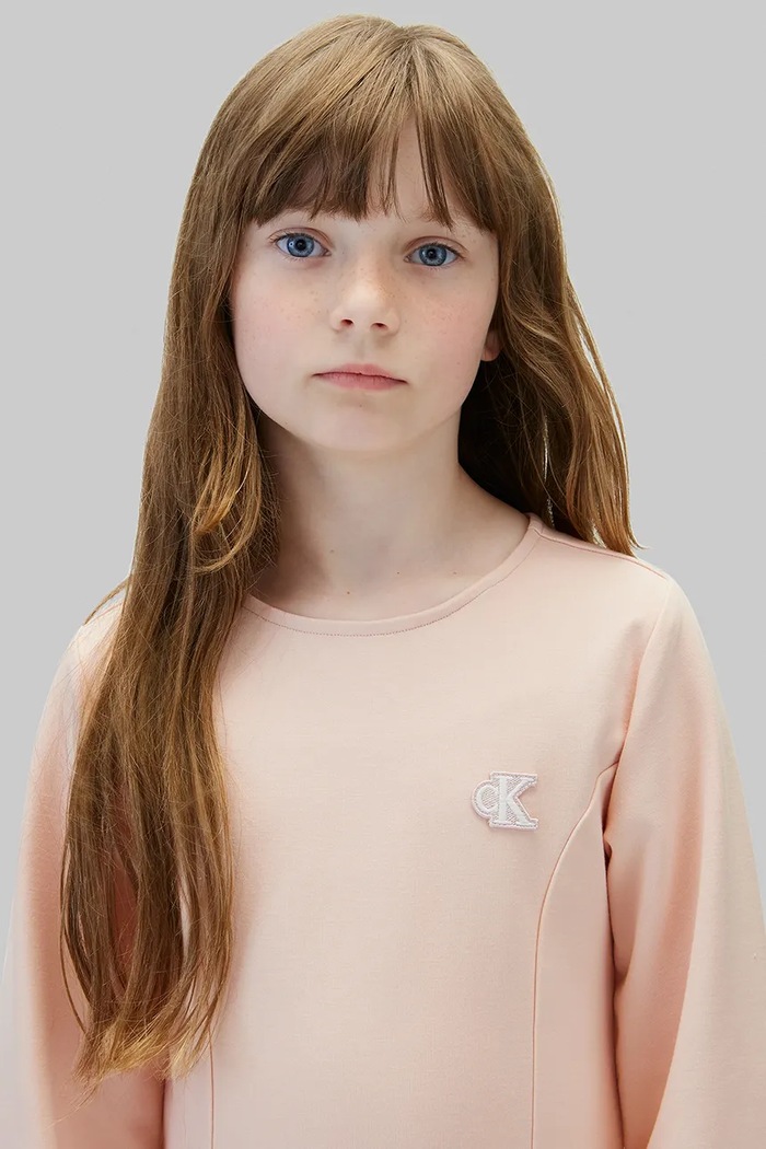 Calvin Klein Jeans sukienka rozkloszowana z wiskozą LVCKFJH10G.104.116.9BY2