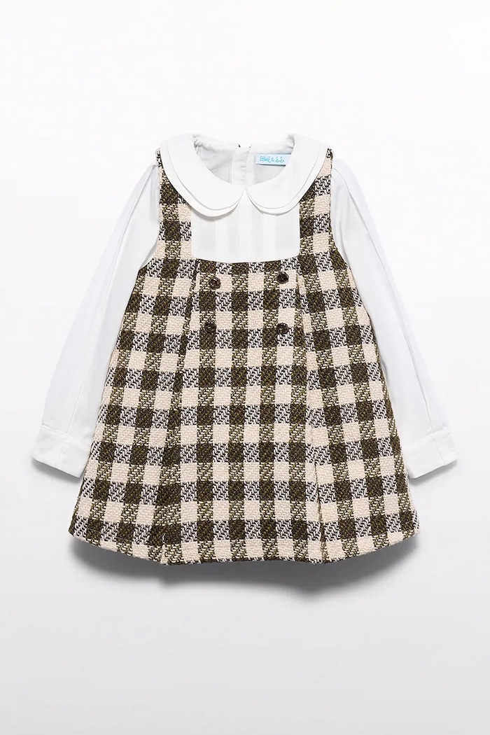 Abel&Lula Haljina s pamukom 5542.7.Mini.9BY2 bež AW26