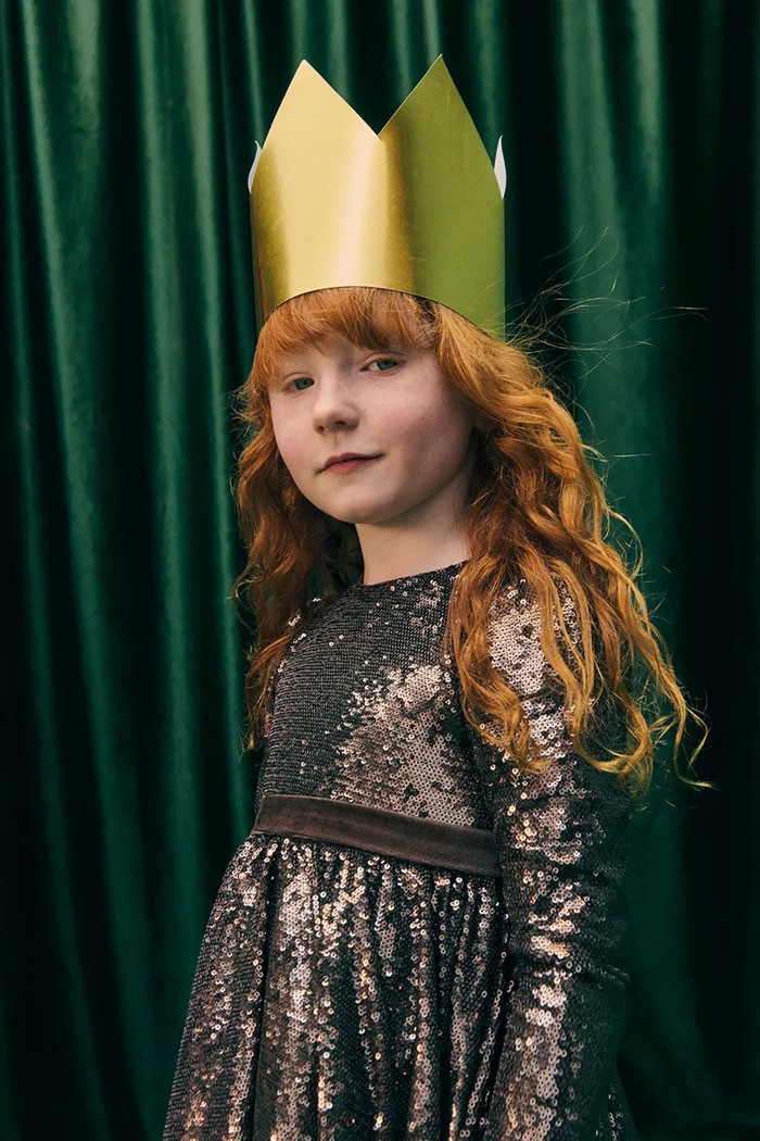 DÍVKA Abel&Lula Rozšířené šaty 5539.4.Mini.9BY2 hnědá