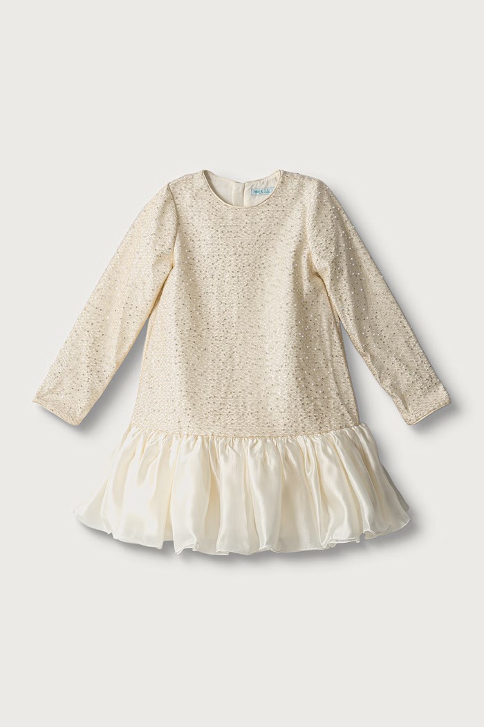 Abel&Lula Sukienka 5537.3.Mini.9BY2 beżowy AW26