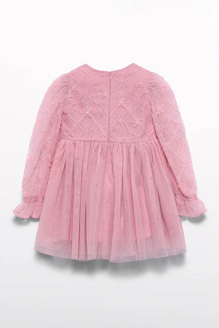 Fete Abel&Lula Rochie evazată 5536.3.Mini.9BY2 roz