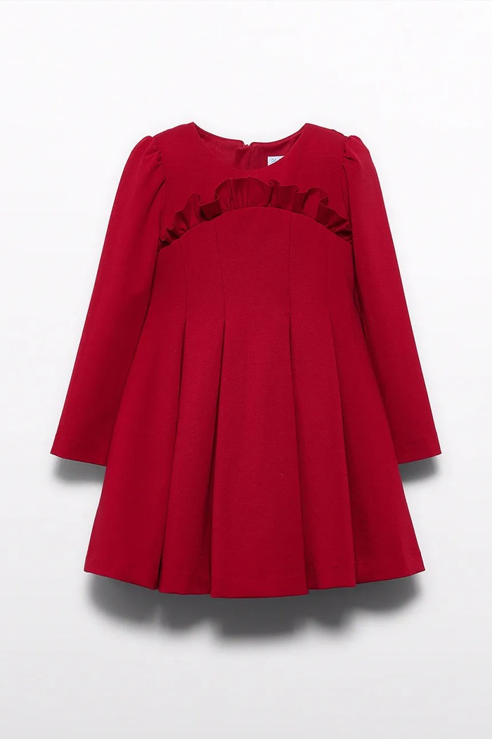 Abel&Lula haljina A-kroja s viskozom 5529.1.Mini.9BY2 crvena AW26