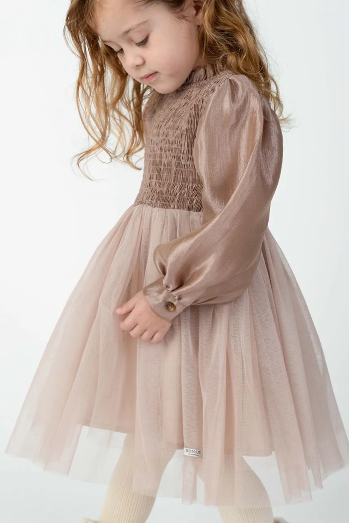 Donsje sukienka babydoll z lyocellem Janice Dress różowy 4125600