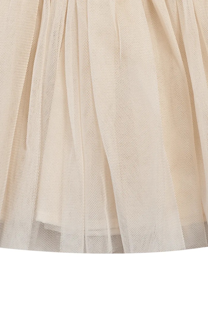 Donsje rochie evazată cu amestec de lână Lotus Dress 4043900 bej