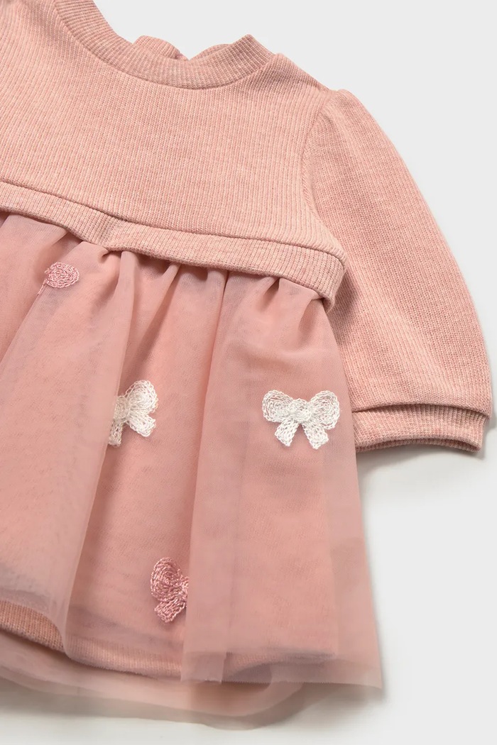 Момиче Mayoral Newborn рокля babydoll 2825.2R.Newborn.9BY2 розов