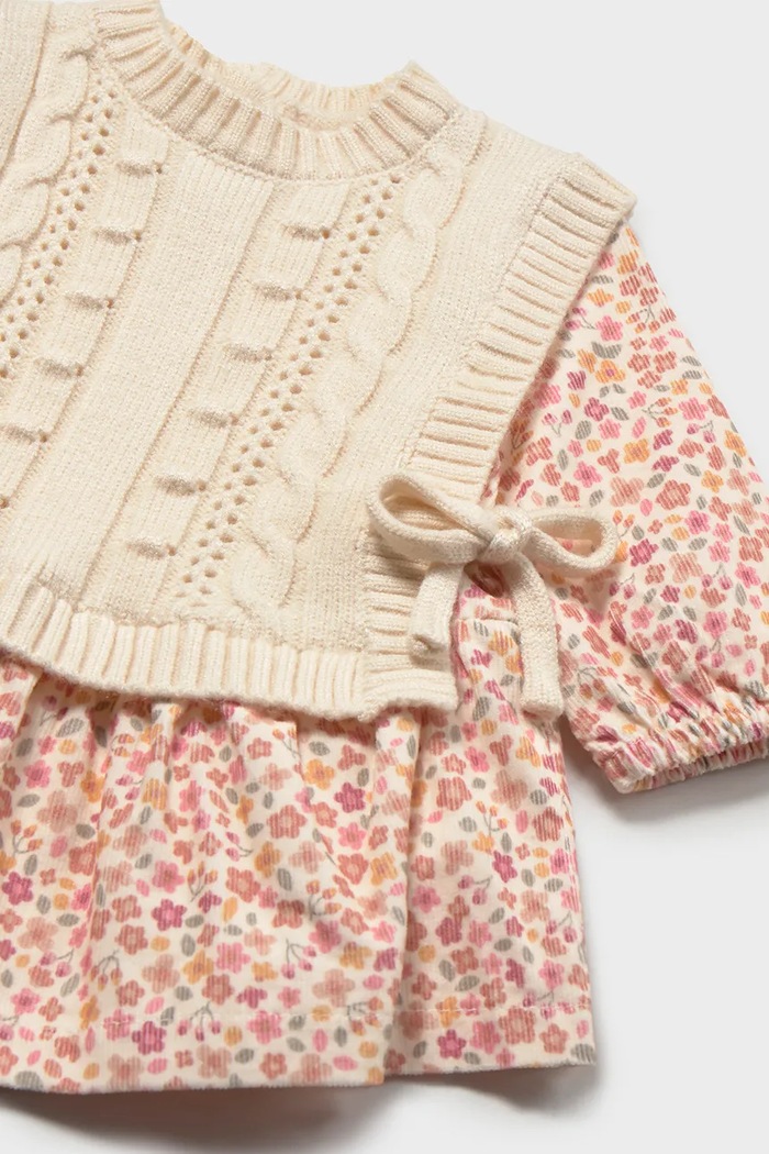 Mayoral Newborn haljina A-kroja roza 2821.2P.Newborn.9BY2