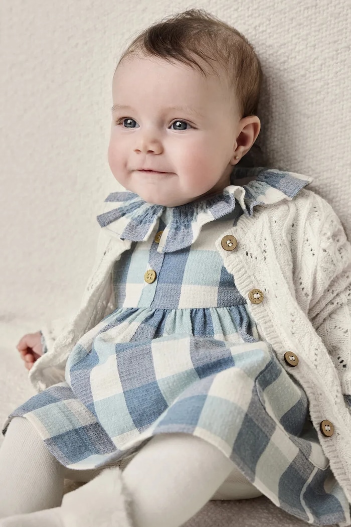Mayoral Newborn Платье с хлопком голубой 2819.2N.Newborn.9BY2