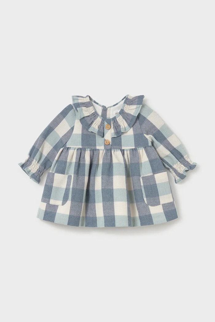 Mayoral Newborn Платье с хлопком 2819.2N.Newborn.9BY2 голубой AW26