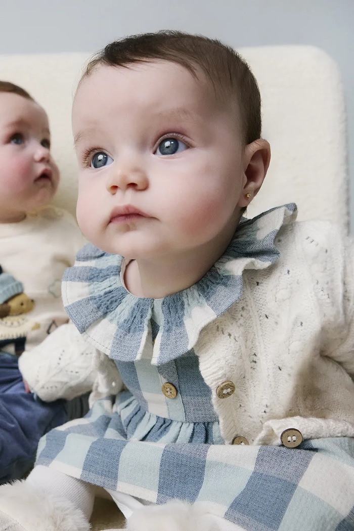 Платье с хлопком Mayoral Newborn голубой 2819.2N.Newborn.9BY2