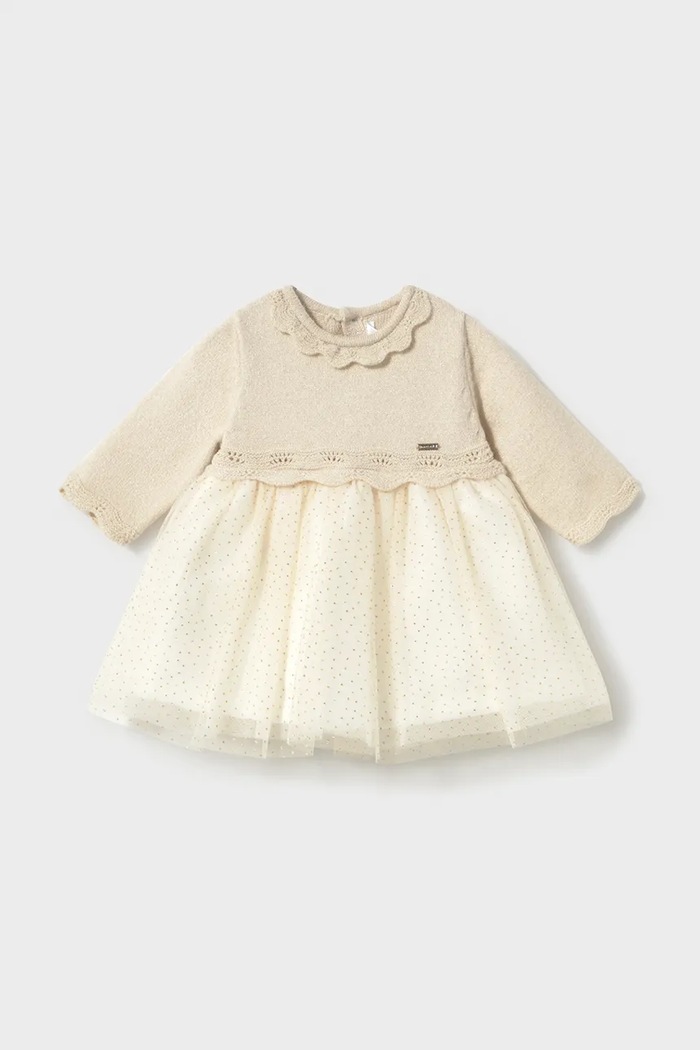 Mayoral Newborn Šaty 2809.2K.Newborn.9BY2 zlatá AW26