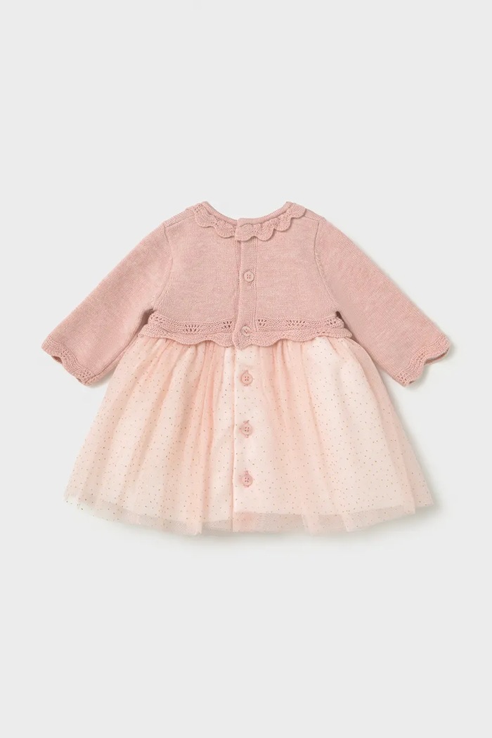 Mayoral Newborn Рокля 2809.2K.Newborn.9BY2 розов AW26