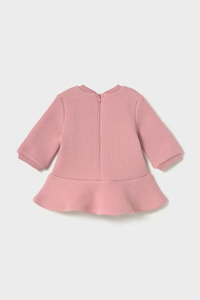 Mayoral Newborn расклешенное платье с хлопком 2806.2G.Newborn.9BY2 розовый AW26