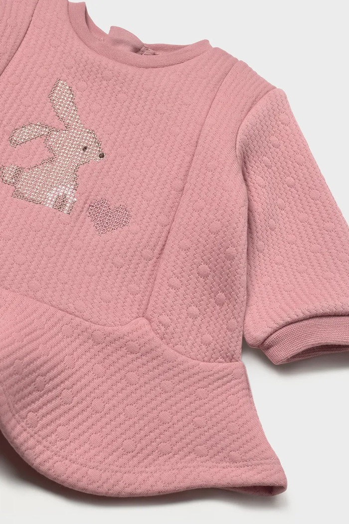 Девочка Mayoral Newborn расклешенное платье с хлопком 2806.2G.Newborn.9BY2 розовый