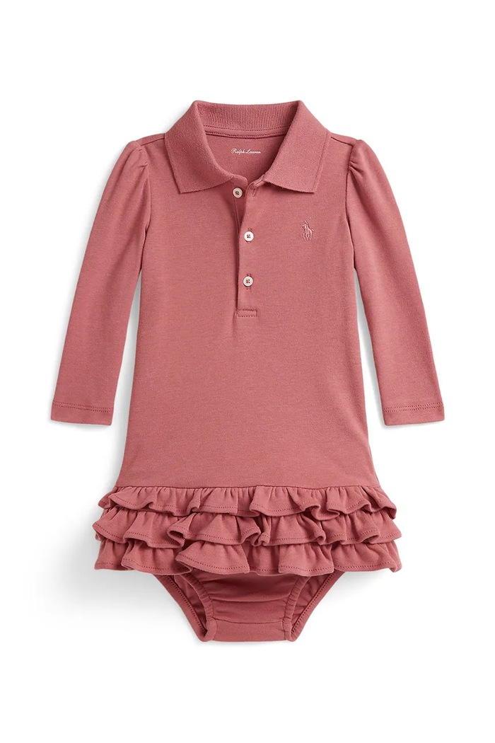 Polo Ralph Lauren haljina od pamuka roza 310978846503