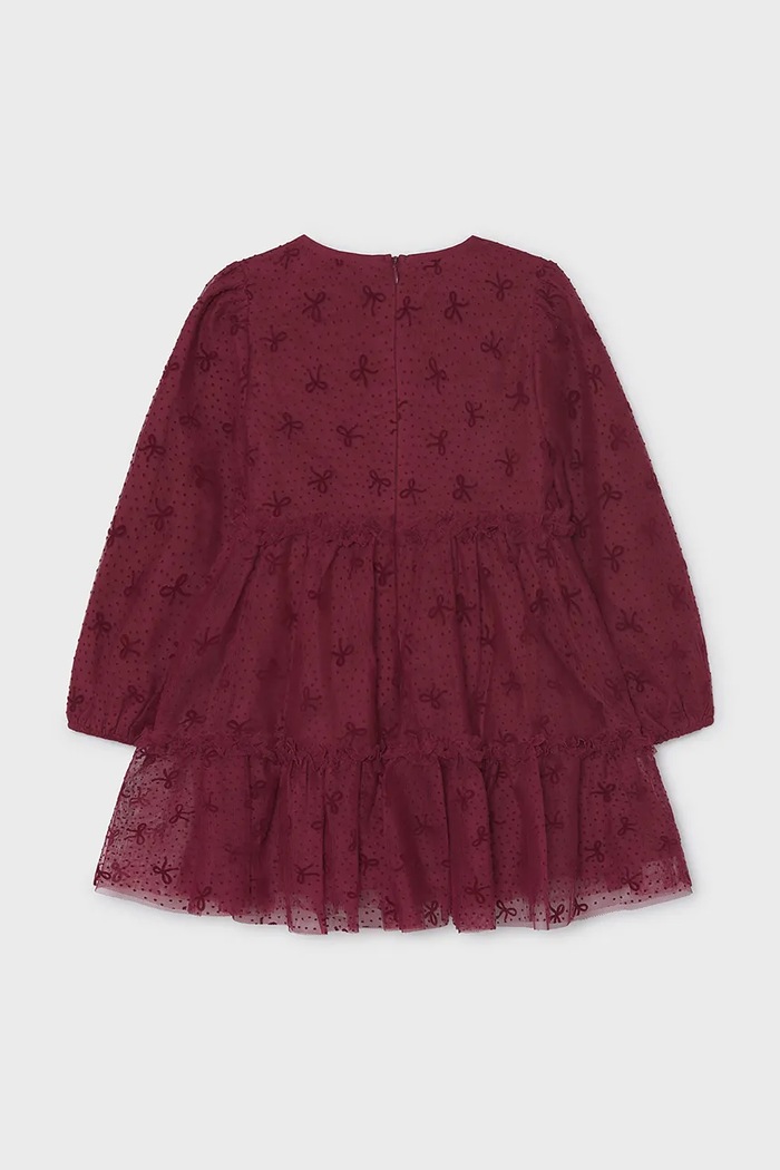 Mayoral Šaty s rozšíreným strihom 4924.6J.Mini.9BY2 ružová AW26
