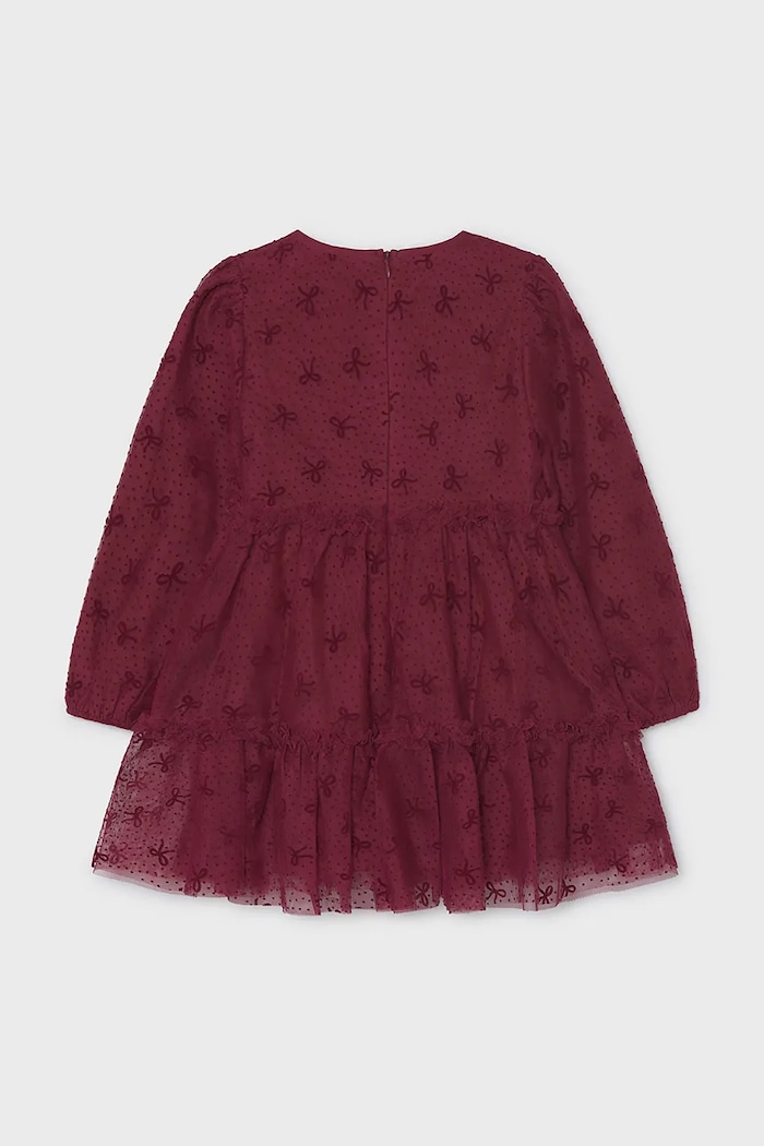 Mayoral Šaty s rozšíreným strihom 4924.6J.Mini.9BY2 ružová AW26