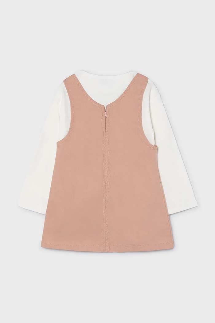 Mayoral šaty bavlněné 4918.6D.Mini.9BY2 růžová AW26