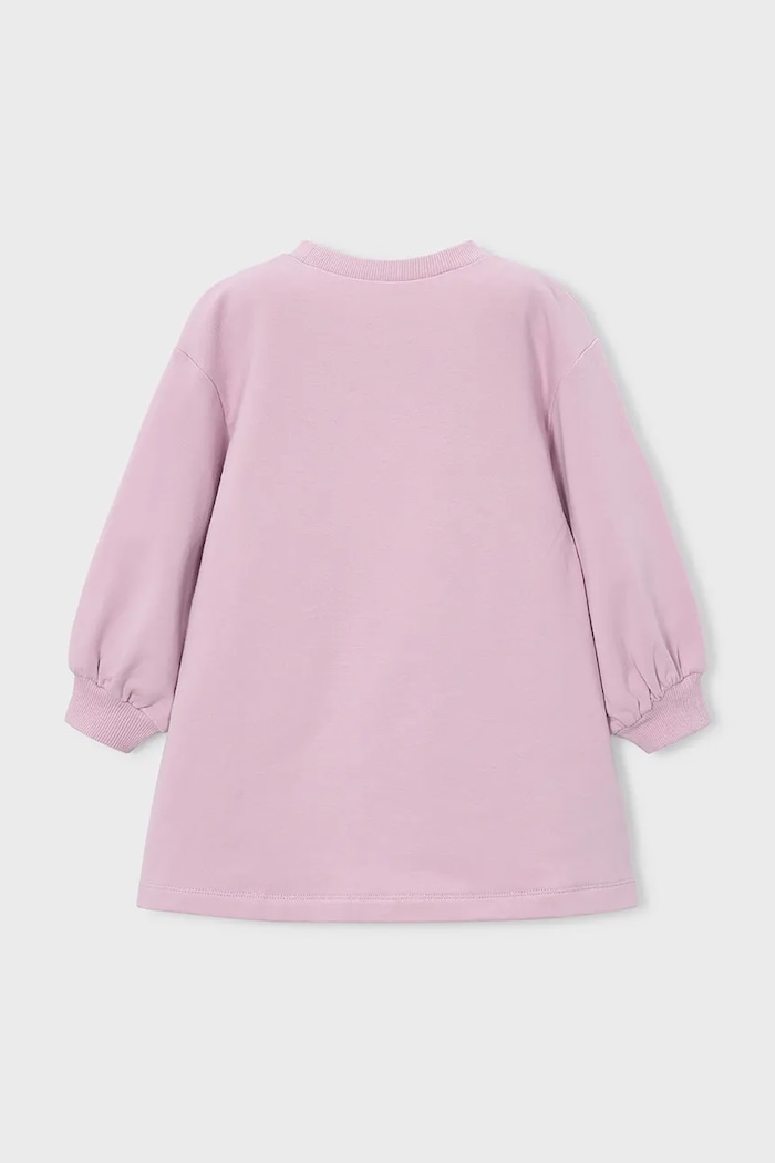 Mayoral платье из хлопка с эластаном 4914.6C.Mini.9BY2 розовый AW26