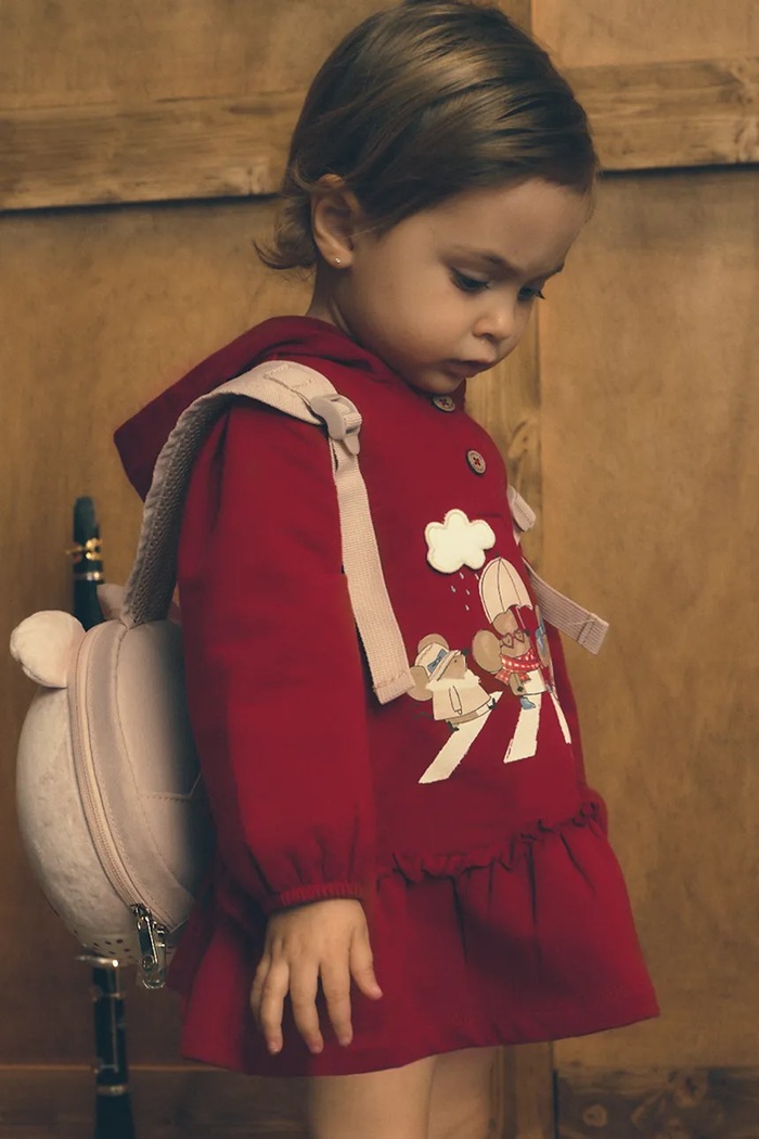 Mayoral vestito in cotone con elastan 2937.4A.Baby.9BY2