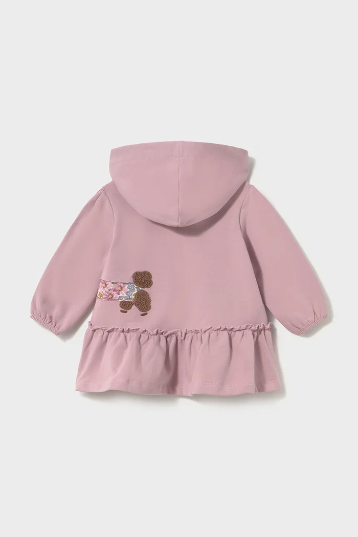 Mayoral φόρεμα βαμβακερό με ελαστάν 2937.4A.Baby.9BY2 ροζ AW26