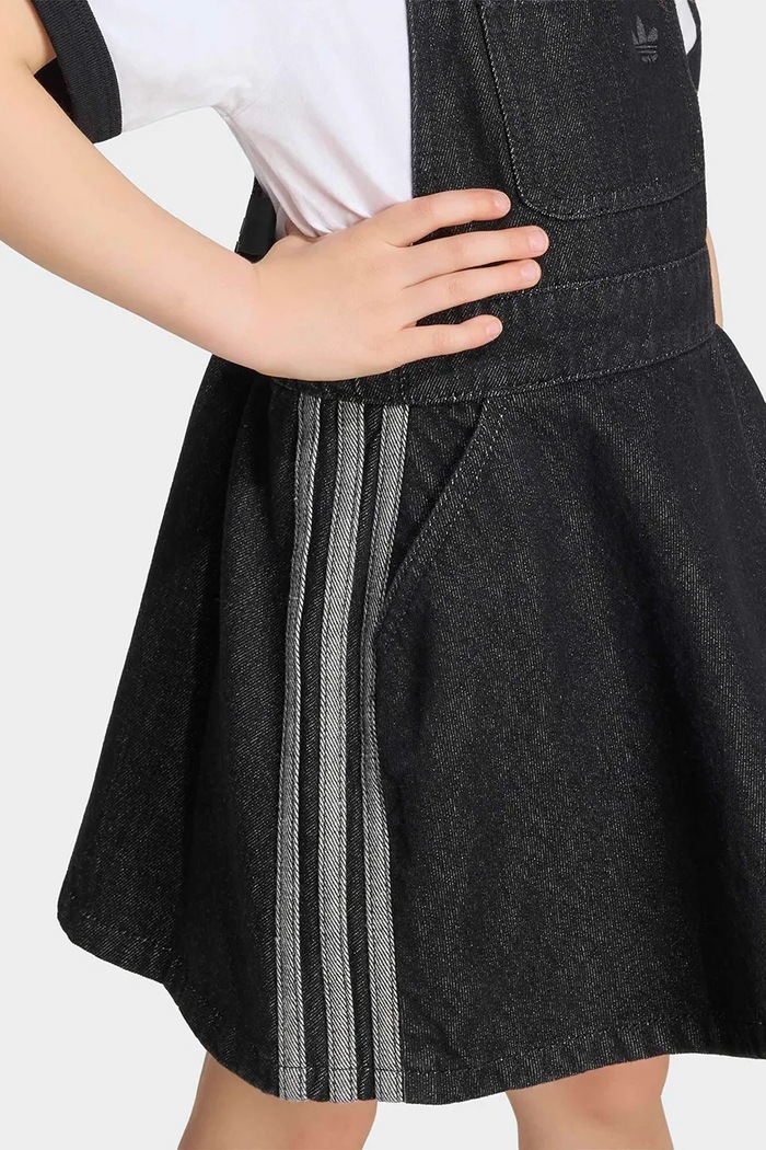 adidas Originals φόρεμα flared ντένιμ KQ8909